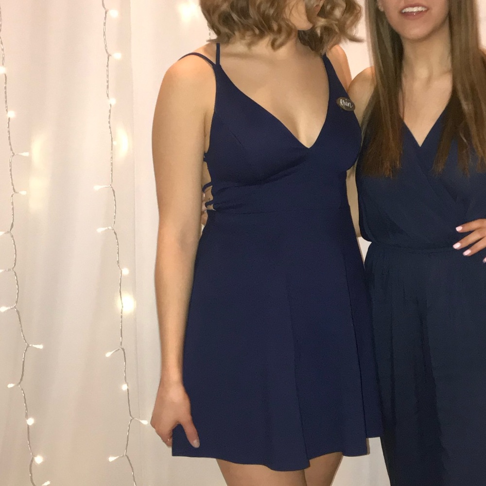 Lulus medium backless skater dress